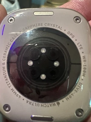 Factory Unlocked Apple Watch Ultra 49MM Natural Titanium - Image 1 of 2