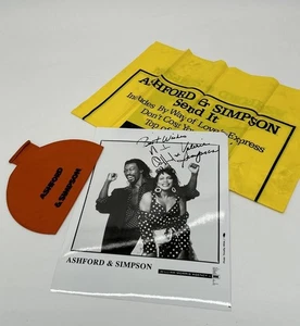 Ashford & Simpson Autographed 8x10 Photo Signed W/Branded Promo Merch - Picture 1 of 14