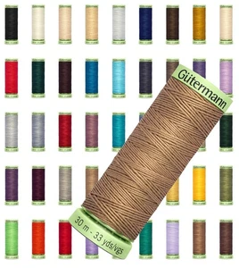 (0,93€/10m) Gütermann Polyester Knopflochgarn 30m reißfestes dickes Garn - Bild 1 von 287