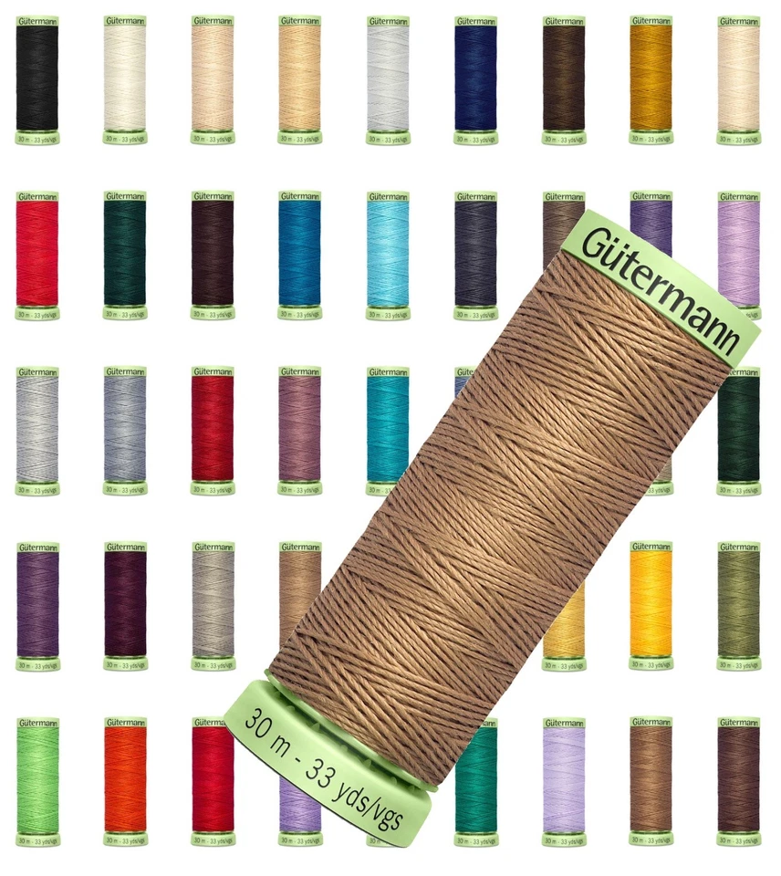 (0,93€/10m) Gütermann Polyester Knopflochgarn 30m reißfestes dickes Garn - Bild 1 von 1