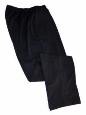 ~LANDS END Black Sport Cotton Knit Pants Womens L/P 14-16 *NEW* - Image 1 of 4