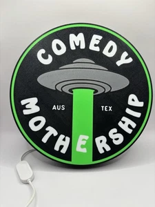 Round Comedy Mothership - Light Up LED Sign - Picture 1 of 7