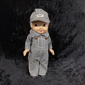 RAR Buddy Lee Puppe Original Lee Denim Overall & Hut - Bild 1 von 14