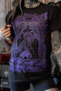 Camiseta Quoth the Raven [PÚRPURA] - Imagen 1 de 46