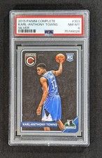 2015-16 Panini Complete Silver Karl-Anthony Towns #303 Rookie RC PSA 8 NM-MT