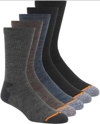 Paquete de 5 calcetines de colección resistentes a la intemperie para hombre al aire libre mezcla de lana - negro azul verde Foto 1 de 2