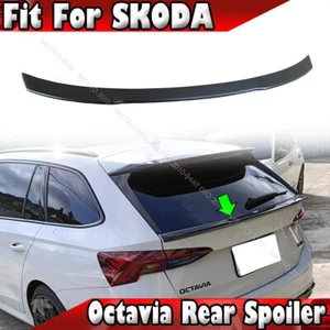 2019-2025 Fits SKODA Octavia 4th Estate / Wagon DTO Rear Trunk Spoiler Unpainted - Picture 1 of 5