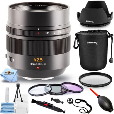 Panasonic Leica DG Nocticron 42.5mm f/1.2 ASPH. POWER O.I.S. Lens - Filter Kit - Image 1 of 4