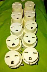 LOT OF 10 5669 LEVITON 15AMP 250V STRAIGHT BLADE CONNECTORS NEMA 6-15R NEW - Picture 1 of 5