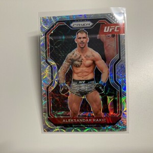 Aleksandar Rakic 2021 Panini Prizm UFC Premium Box Set Scope Card 80/99 #16