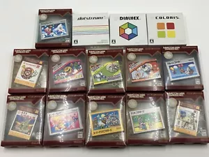 Gameboy Advance Famicom Minispiele Mario Coloris Dotstream Zifferblatt mit Box NTSC-J - Bild 1 von 8