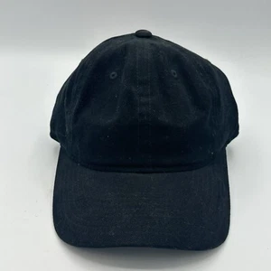 CCM Slouch Black Strapback Cap Hat Youth Junior Black Hockey - Picture 1 of 8