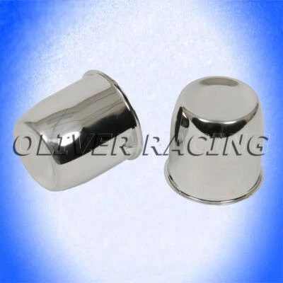 Nabenkappe chrom Chevrolet Ford Pontiac Oldsmobile Jeep GMC universal 75 x 79 mm - Bild 1 von 4