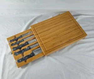 Charcuterie Cheese Board and Knife Set Large - Picture 1 of 4