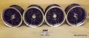 SET 4 CERCHI IN LEGA 13x7 DISCO PROFONDO SUPERLITE DTM AUTO - 7x13 - 2ET - 4X101,6 - Foto 1 di 4