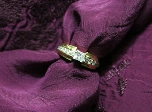 0.99 Carat Princess Diamond Engagement Ring - Picture 1 of 9