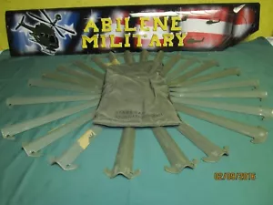 Lote de estacas de antena de camping verde de 12/16/24 para tienda excedente militar - Imagen 1 de 5
