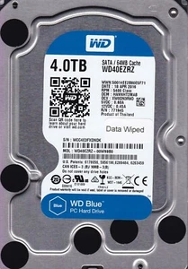 WD40EZRZ-00WN9B0 dcm: HANNHT2MAB sn: WCC4E APR/2016 4TB SATA 3.5 WESTERN DIGITAL - Picture 1 of 5