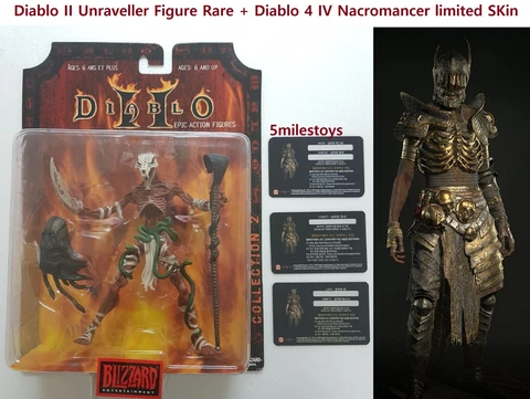 Diablo II THE UNRAVELER Diablo 4 IV Burger King Limited Necromancer Skin Cover