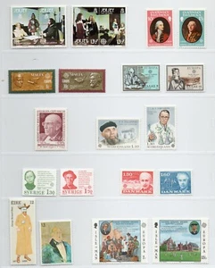 1980 - Europa CEPT (GIRO COMPLETO) - Personaggi celebri, 32 paesi, 67 val. MNH** - Picture 1 of 3