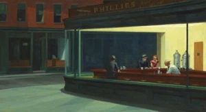 Nighthawks, Edward Hopper,  Wall Decor Home Art Print  11" x 14"         1434 - Picture 1 of 2