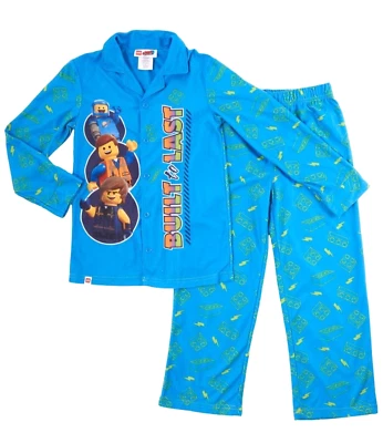 La Lego Película Niños Pijama Ropa de Dormir Camisa y Pantalones Conjunto de 2 Piezas X-Pequeño 4-5 Nuevo Foto 1 de 3