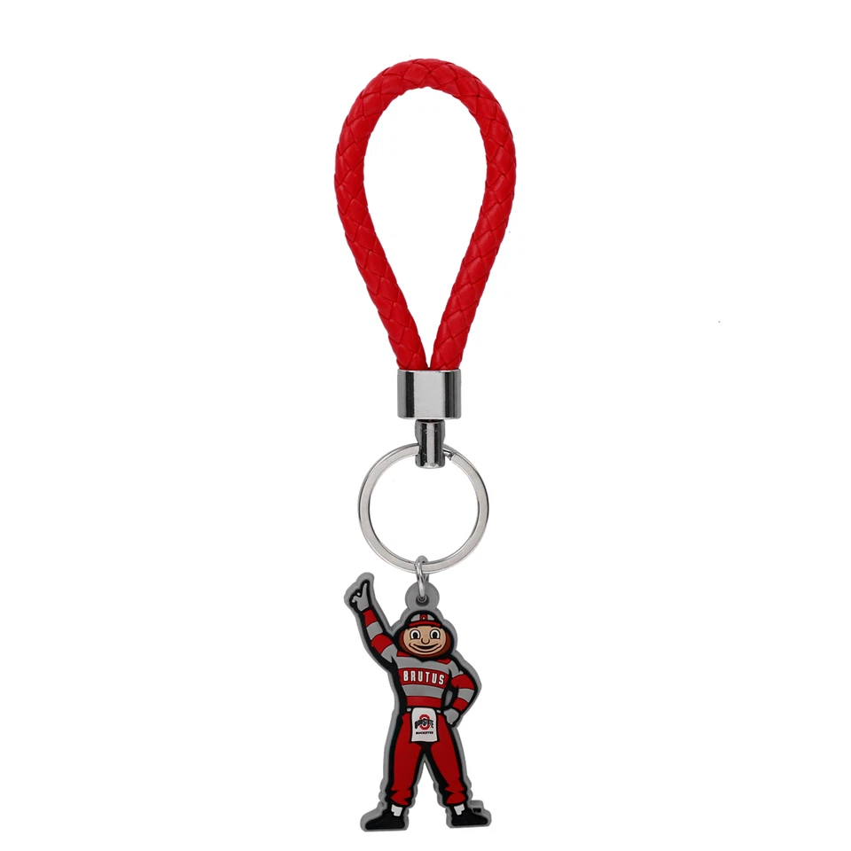 New Ohio State Buckeyes "Brutus" Keychain, Gift for Her Mom Him Dad NCAA - Image 1 of 1