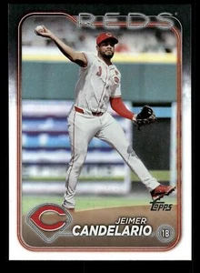 2024 Topps Update Jeimer Candelario Rainbow Foil #us142 Cincinnati Reds - Imagen 1 de 2