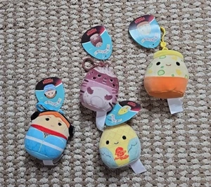 Original Squishmallows Stranger Things Maui Vecna Max Surfer Boy Pizza Plush Lot - Picture 1 of 2