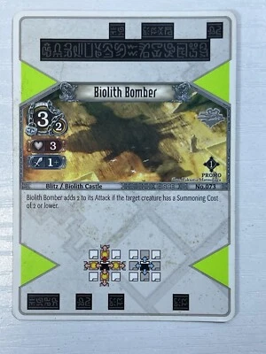 073 Biolith Bomber Promo 2 Eye Of Judgment Pre-release EOJ - Image 1 of 4