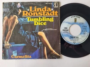 Linda Ronstadt - Tumbling Dice 7'' Vinyl Germany/ CV Rolling Stones - Picture 1 of 5