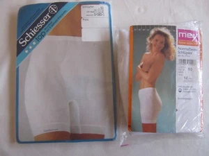 Schiesser & Mey Unterhose Schlüpfer mit Bein Slip Feinripp GR 48 / 50 weiß Neu - Bild 1 von 6