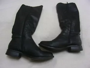 CALL IT SPRING Women's Black Synthetic Leather Side Zip Boots 7.5 - Picture 1 of 2