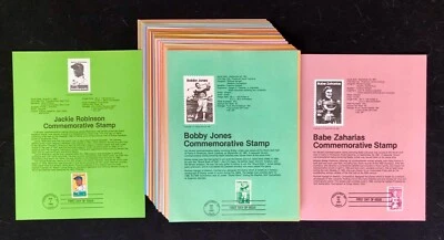 1980 1981 1982 Official First Day Souvenir Page Pages COMPLETE Sets $315 Catalog - Image 1 of 4