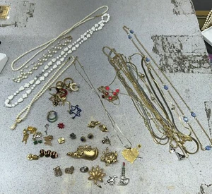 Vintage Avon, Mixed Jewelry Lot! Necklaces, Pins, Earrings - Picture 1 of 13