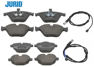 Front Brake Pad Rear Brake Pad Set OEM Jurid +Sensor for BMW 535i 535d xDrive - Picture 1 of 1