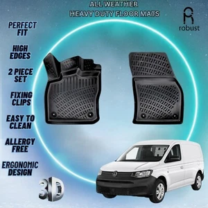 Alfombrillas de coche personalizadas para VW Caddy 2020-2025 TPE goma para todo tipo de clima revestimientos 3D - Imagen 1 de 8