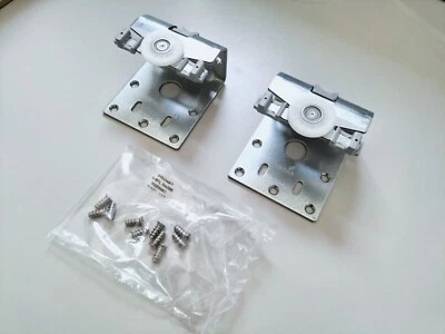 NUEVO Hettich 2 piezas rodillo puerta corredera + tornillos TopLine22 puerta 1293-1 armario Foto 1 de 4