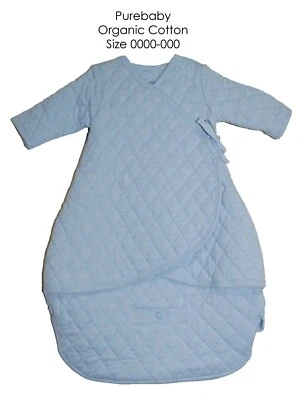 PUREBABY - Gorgeous Organic Cotton Pram Sleeping Bag - Size 0000-000 - AS NEW - image 1 of 4