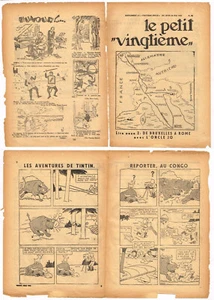 KLEINES ZWANZIGSTES/20. JAHRHUNDERT 1931 Nr. 22 TIM UND STRUPPI KONGO ABE - Bild 1 von 1