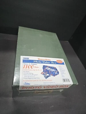 先锋照片存储盒重型照片视频盒复古绿色新品 — 第 1/4 张图片