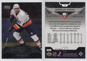 2007-08 Upper Deck Black Diamond Miroslav Satan #112