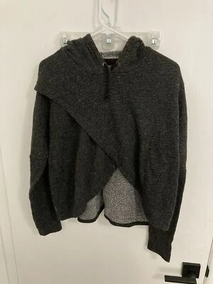 Volcom Women's Cloken Daggers Pullover Hoodie, Gray, Medium - Image 1 of 2