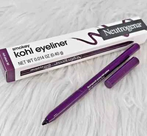 Lot of 3 ~ Neutrogena Smokey Kohl Water-Resistant Eyeliner ~ Rich Plum Shade - Picture 1 of 5
