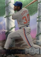 1996 Fleer Metal Universe Cliff Floyd Montreal Expos #191 NMMT