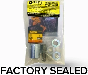 ICNUTS Argano Avvitatore MEGA TOOL/KIT Trapano Adattatore Attacco Casa Ghiaccio Pesca NUOVO - Foto 1 di 4