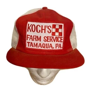 Parche Purina de Colección Koch’s Farm Service Hecho en EE. UU. Correa de Malla Sombrero Camionero - Imagen 1 de 11