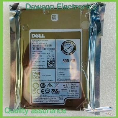 2.5" 600GB DELL 0FPW68 ST600MP0036 SAS 12 Gbps Hard Disk Drive SFF 15K RPM 512 - Image 1 of 4