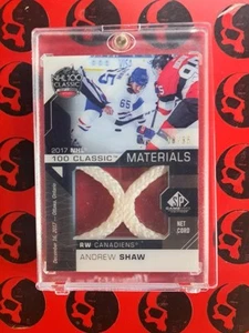 2018-19 Andrew Shaw SP Game Used Net Cord /35 2017 100 Classic Materials #NNC-AS - Picture 1 of 2