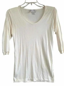 Top camicia bianco invernale in seta manica lunga, strato base taglia S - Foto 1 di 4